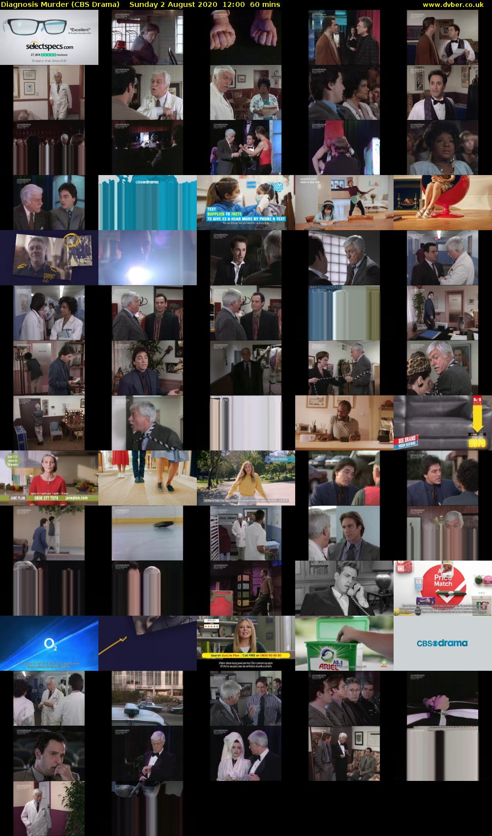 Diagnosis Murder (CBS Drama) Sunday 2 August 2020 12:00 - 13:00