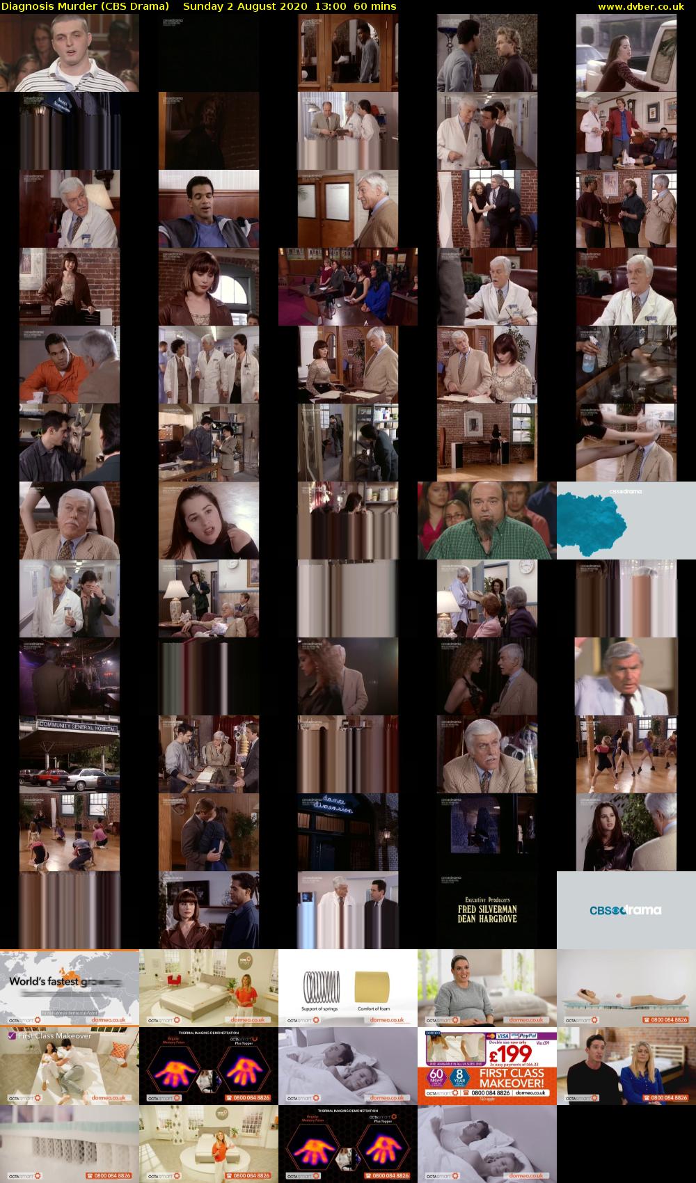Diagnosis Murder (CBS Drama) Sunday 2 August 2020 13:00 - 14:00