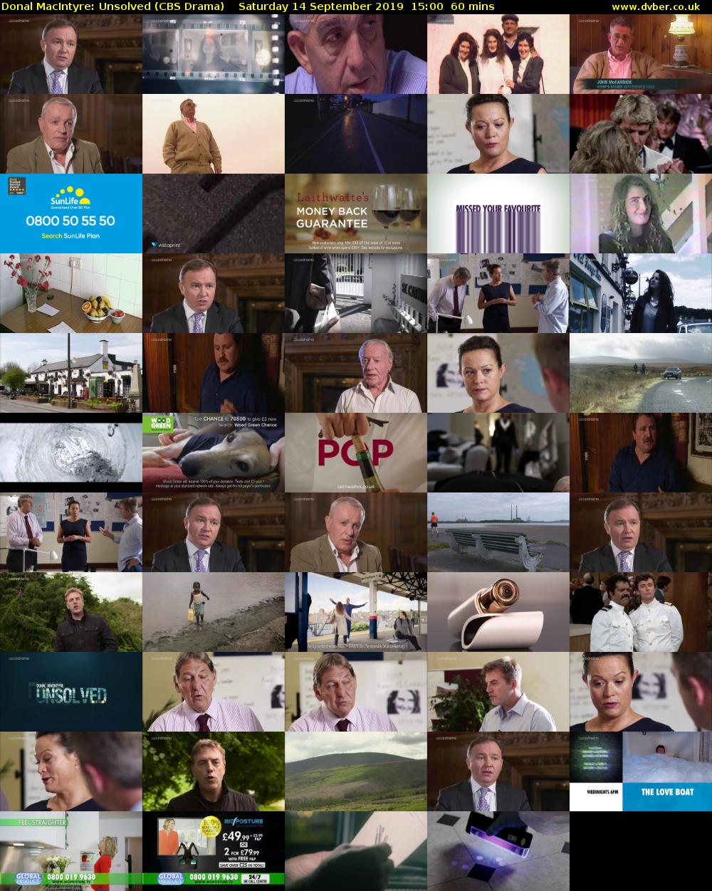 Donal MacIntyre: Unsolved (CBS Drama) Saturday 14 September 2019 15:00 - 16:00
