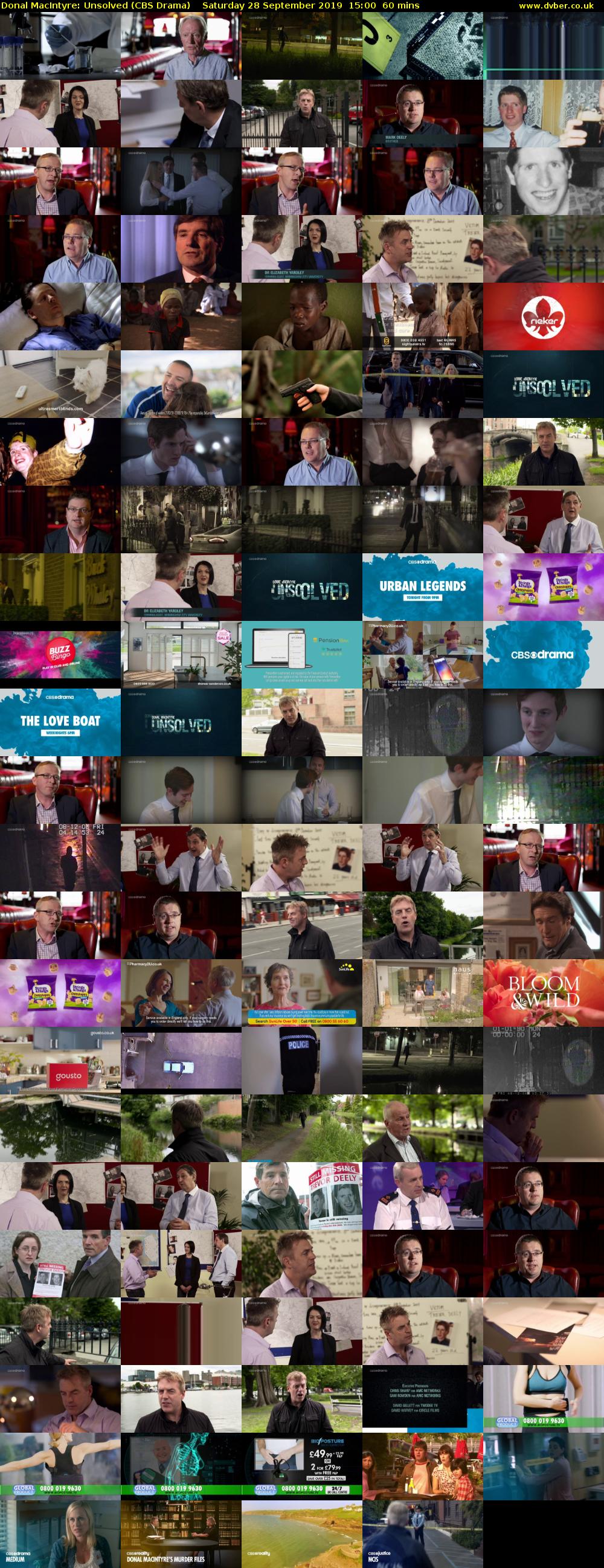 Donal MacIntyre: Unsolved (CBS Drama) Saturday 28 September 2019 15:00 - 16:00