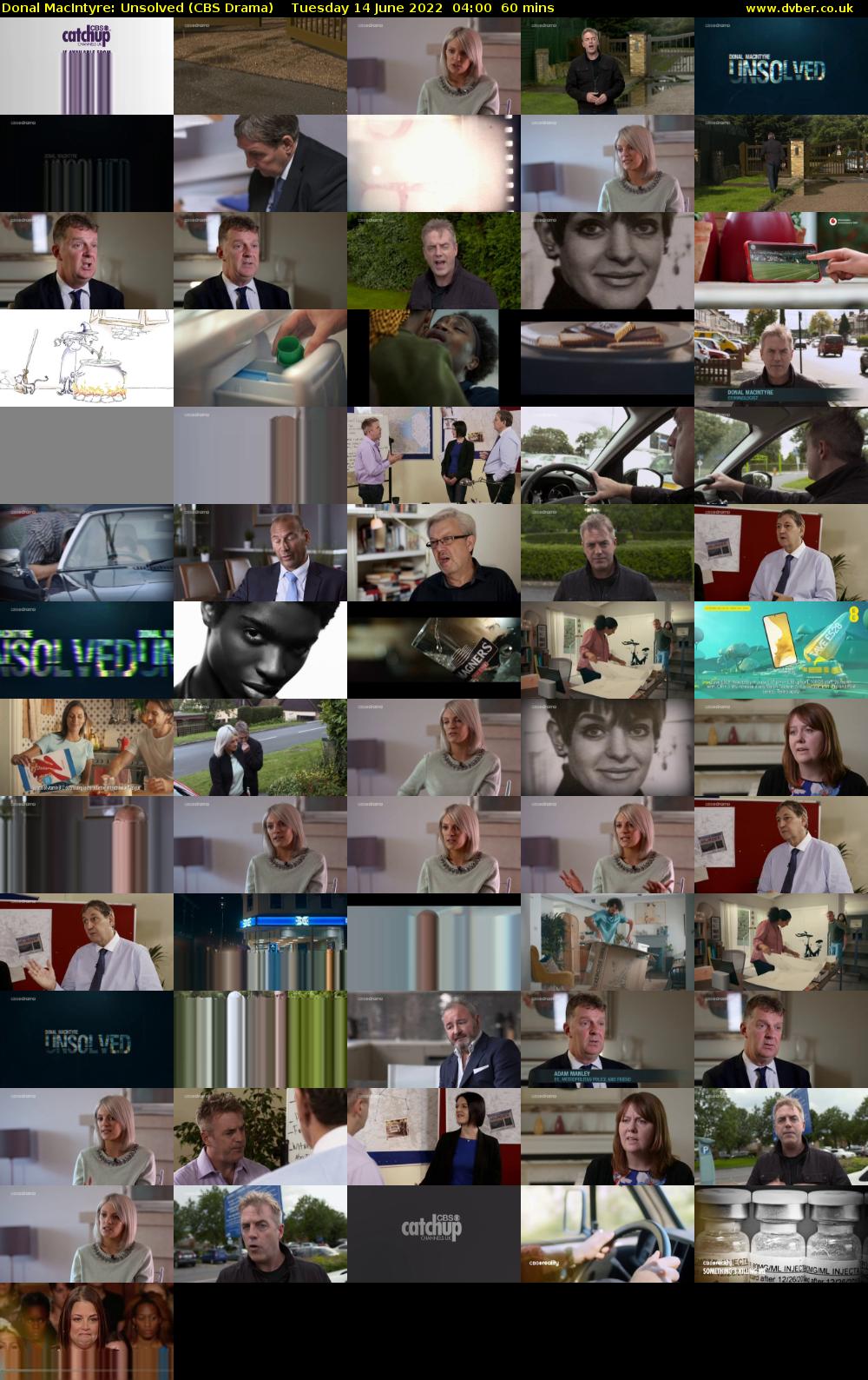 Donal MacIntyre: Unsolved (CBS Drama) Tuesday 14 June 2022 04:00 - 05:00