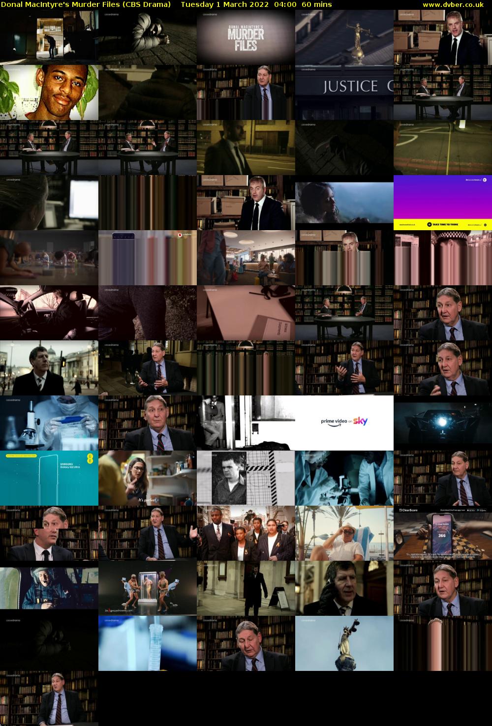 Donal MacIntyre's Murder Files (CBS Drama) Tuesday 1 March 2022 04:00 - 05:00