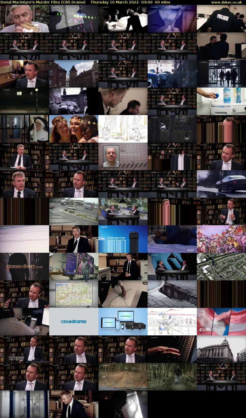 Donal MacIntyre's Murder Files (CBS Drama) Thursday 10 March 2022 04:00 - 05:00