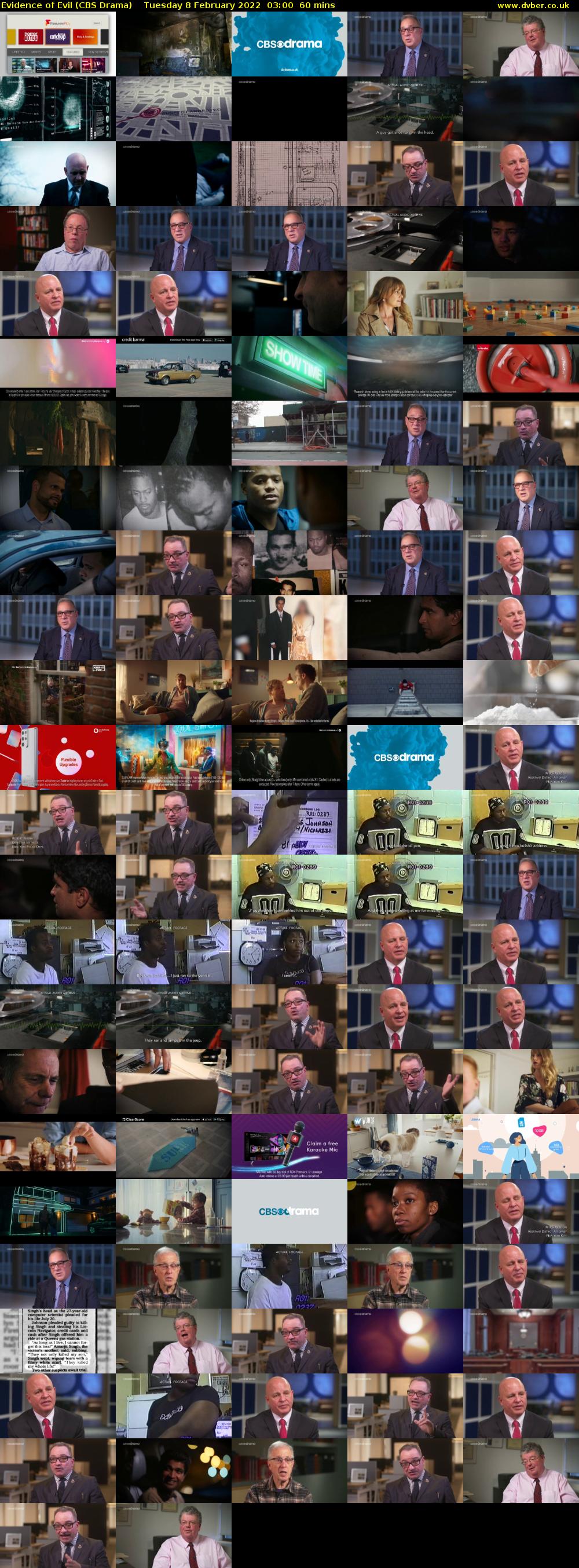 Evidence of Evil (CBS Drama) Tuesday 8 February 2022 03:00 - 04:00