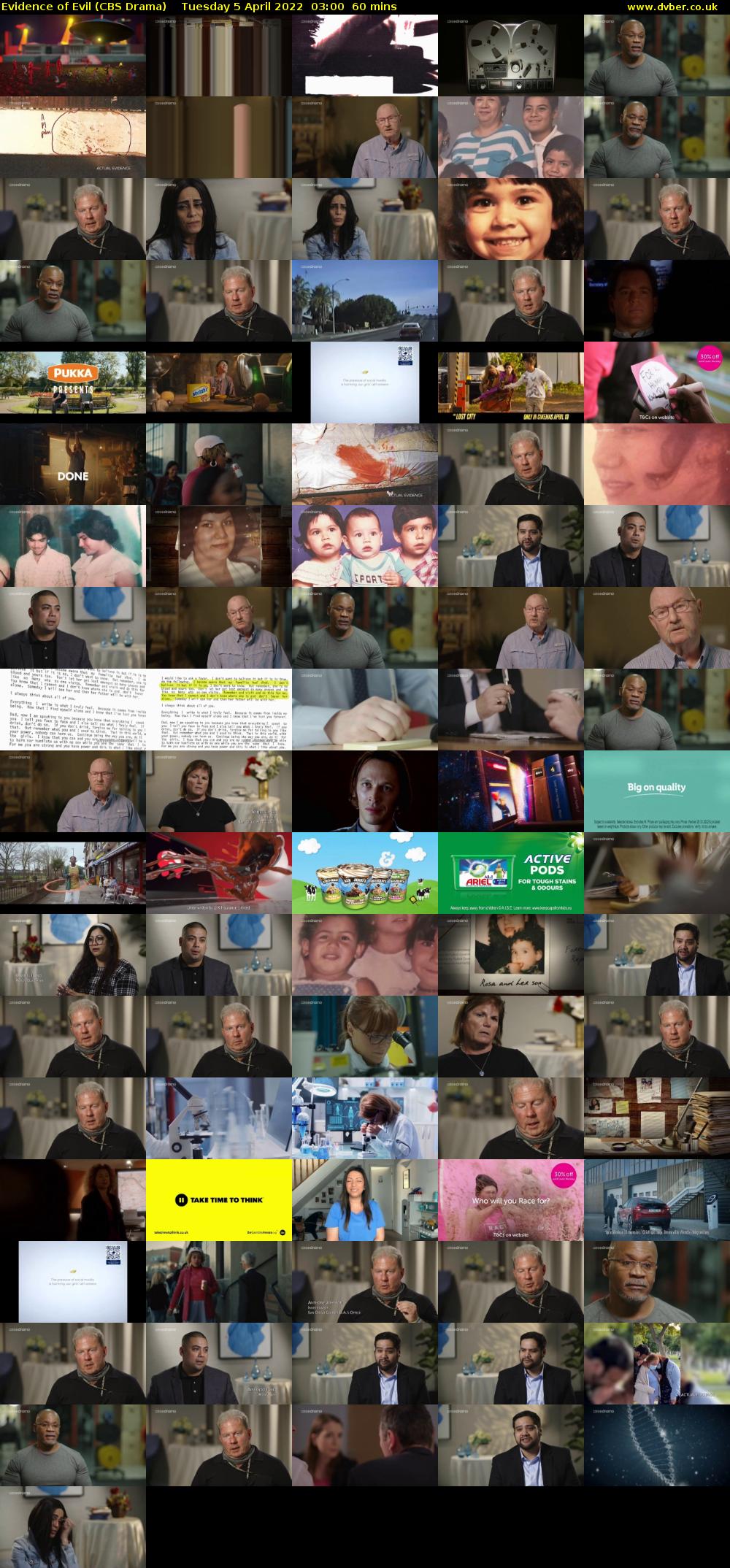 Evidence of Evil (CBS Drama) Tuesday 5 April 2022 03:00 - 04:00