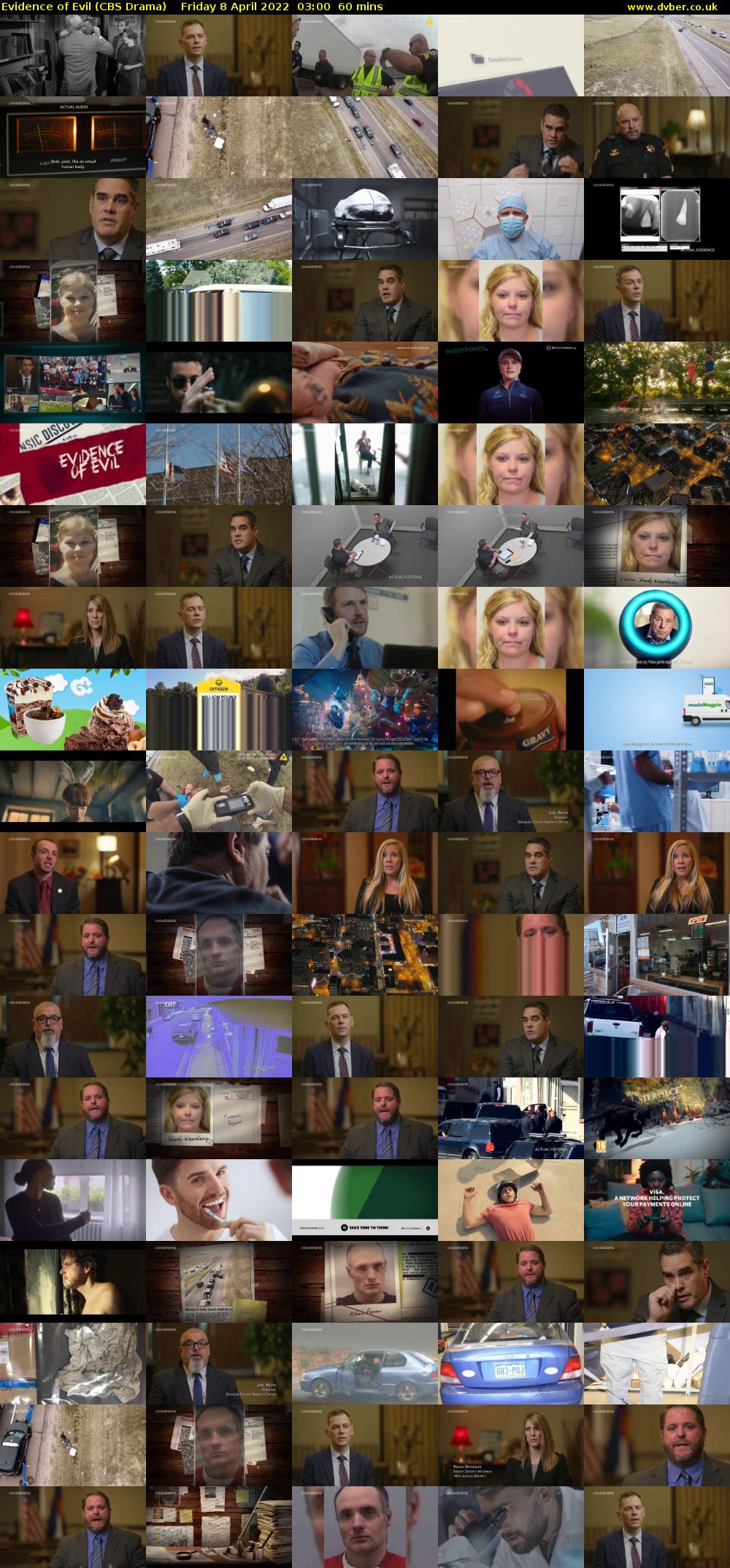 Evidence of Evil (CBS Drama) Friday 8 April 2022 03:00 - 04:00