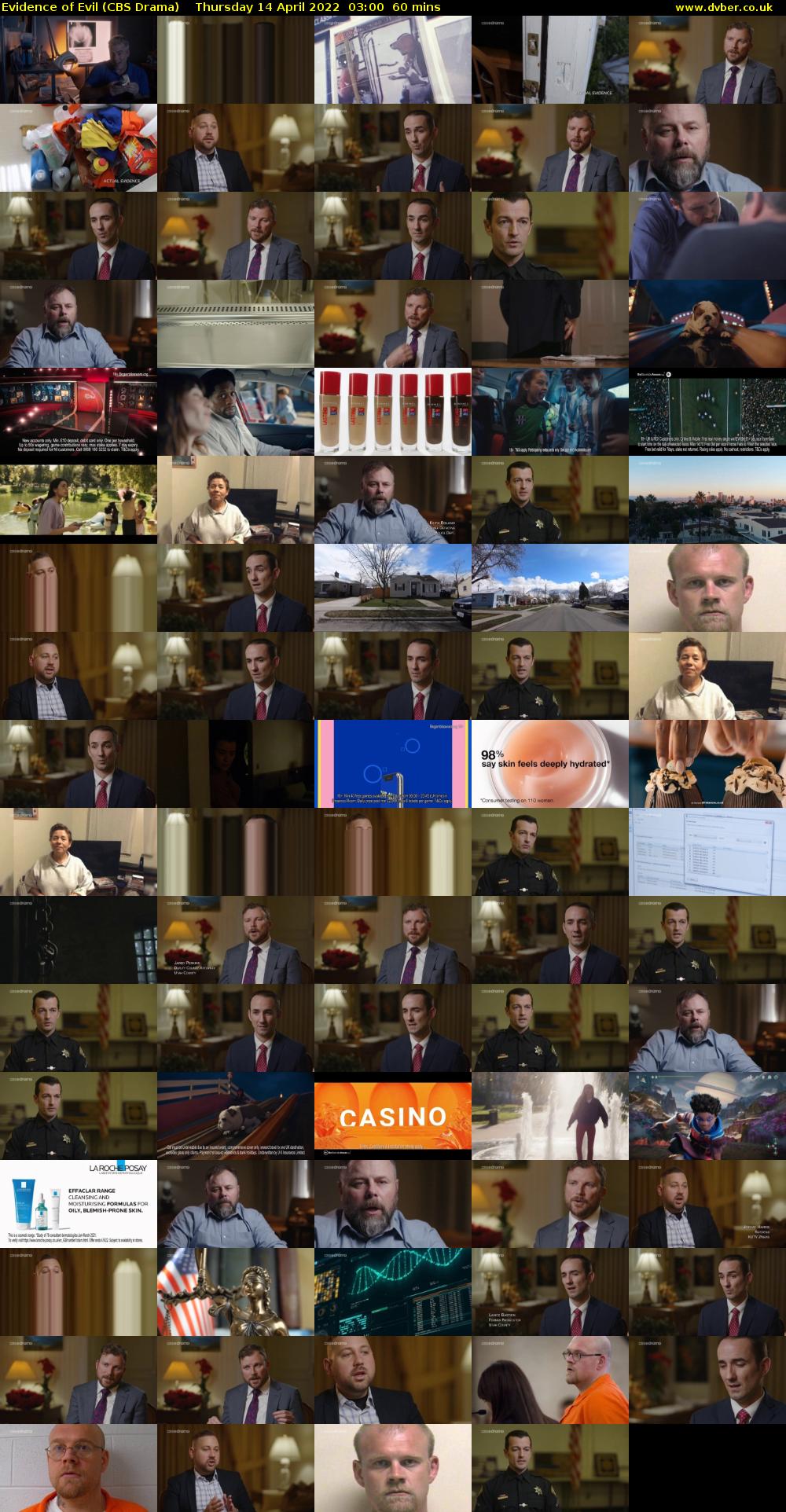 Evidence of Evil (CBS Drama) Thursday 14 April 2022 03:00 - 04:00