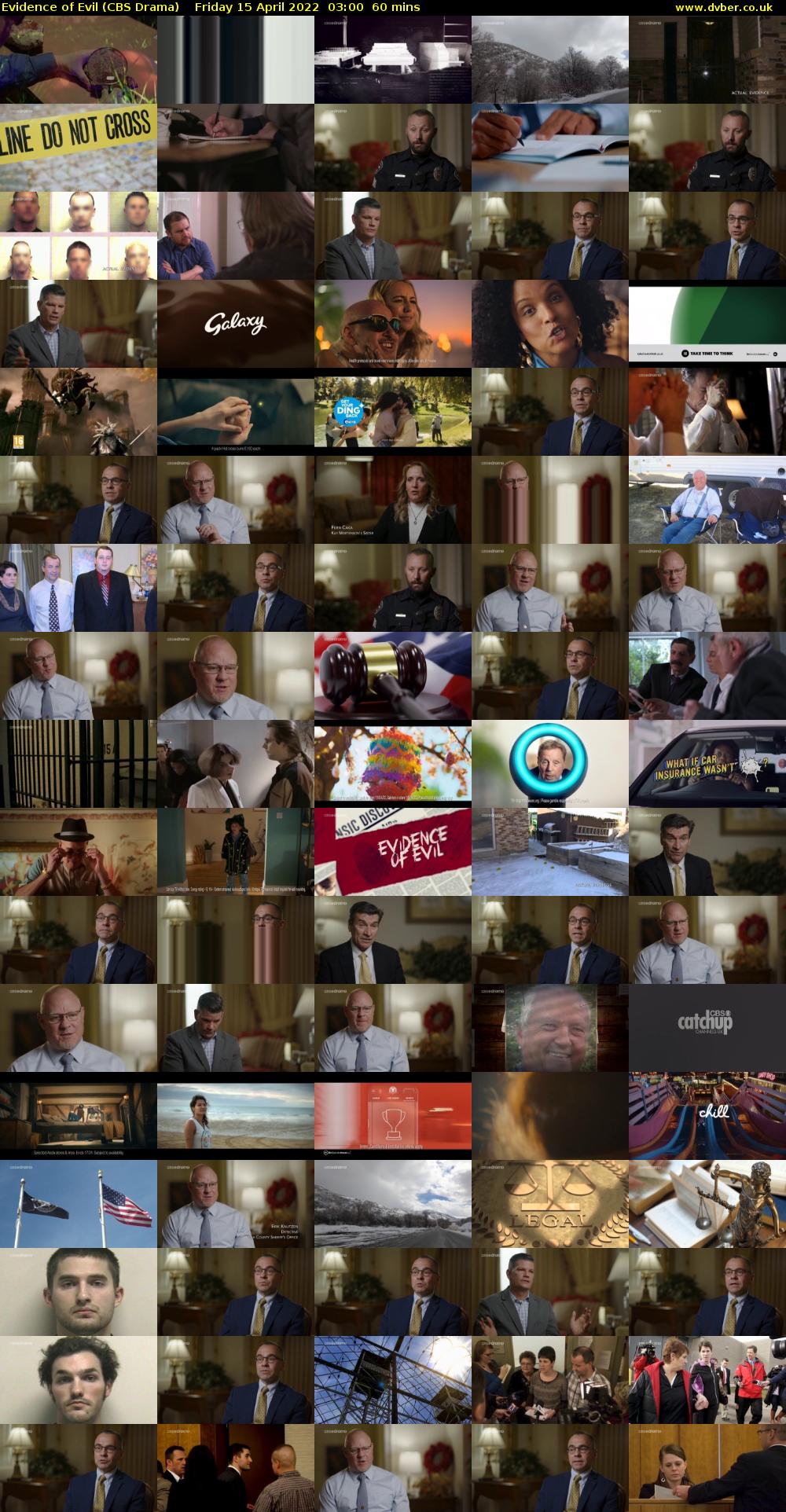 Evidence of Evil (CBS Drama) Friday 15 April 2022 03:00 - 04:00