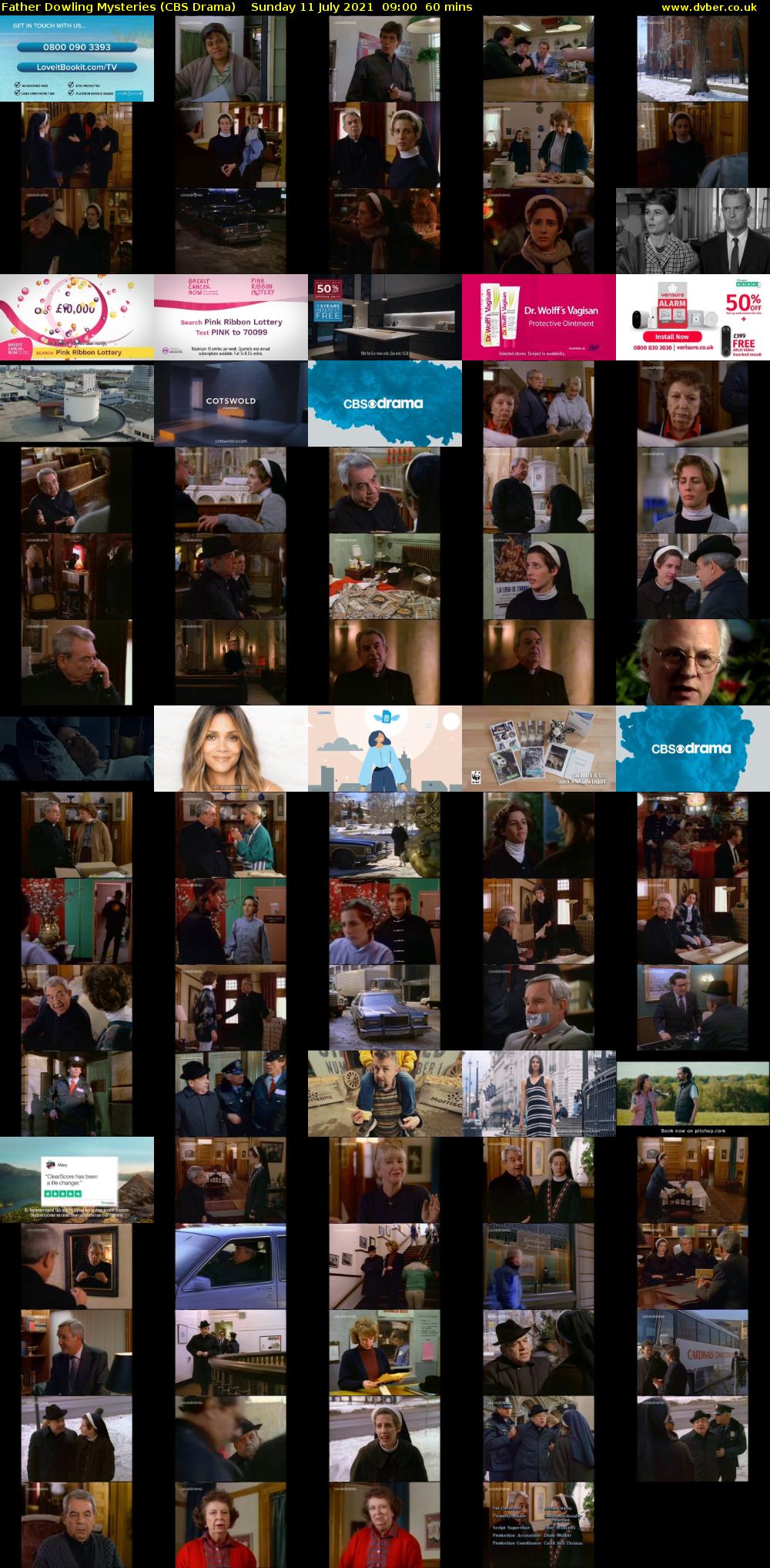 Father Dowling Mysteries (CBS Drama) Sunday 11 July 2021 09:00 - 10:00