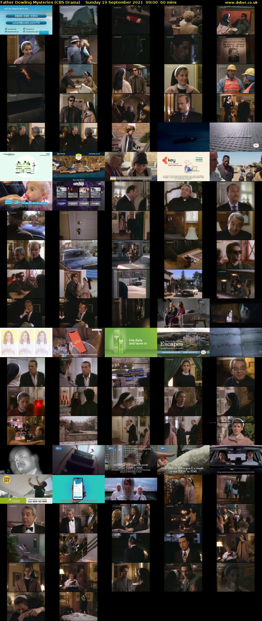 Father Dowling Mysteries (CBS Drama) Sunday 19 September 2021 09:00 - 10:00
