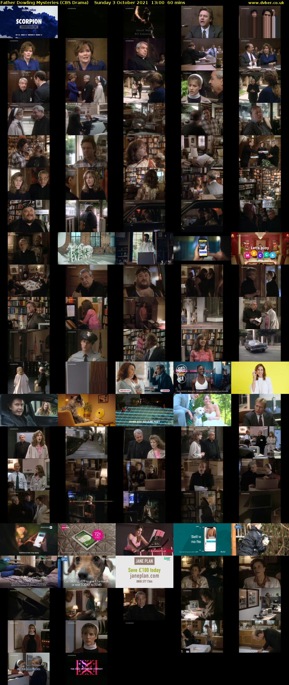 Father Dowling Mysteries (CBS Drama) Sunday 3 October 2021 13:00 - 14:00