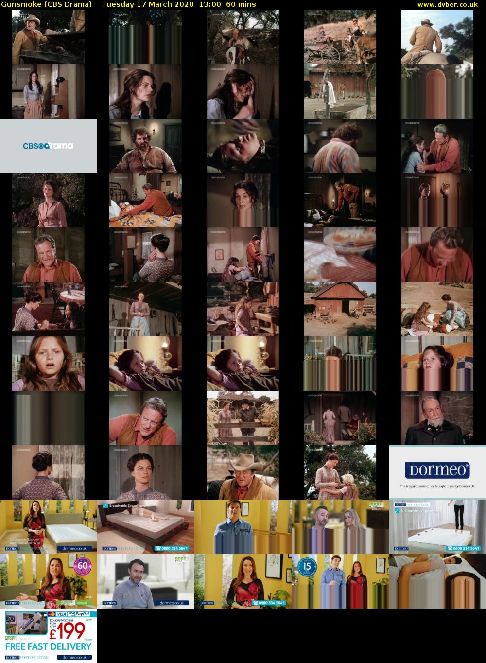 Gunsmoke (CBS Drama) Tuesday 17 March 2020 13:00 - 14:00