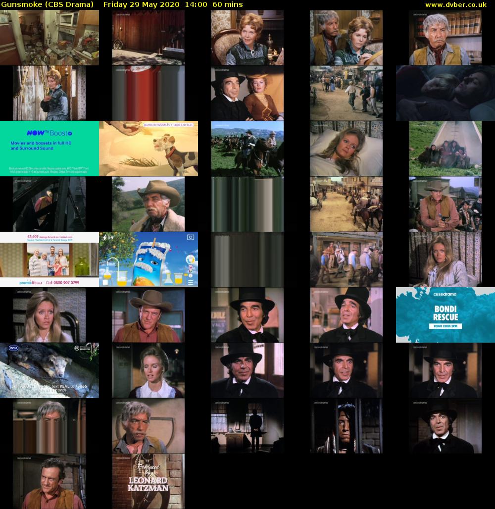 Gunsmoke (CBS Drama) Friday 29 May 2020 14:00 - 15:00