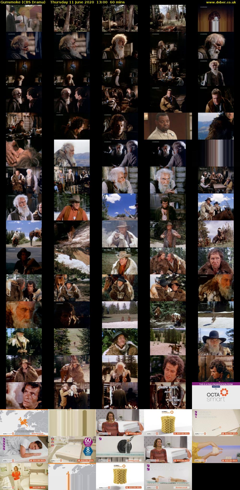 Gunsmoke (CBS Drama) Thursday 11 June 2020 13:00 - 14:00