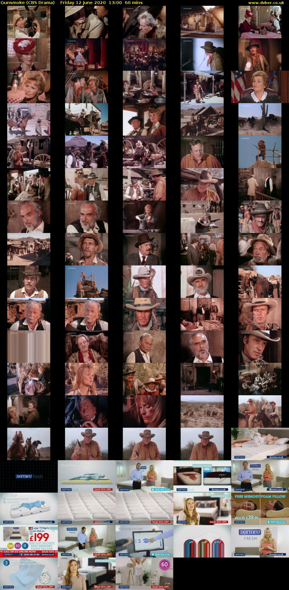 Gunsmoke (CBS Drama) Friday 12 June 2020 13:00 - 14:00