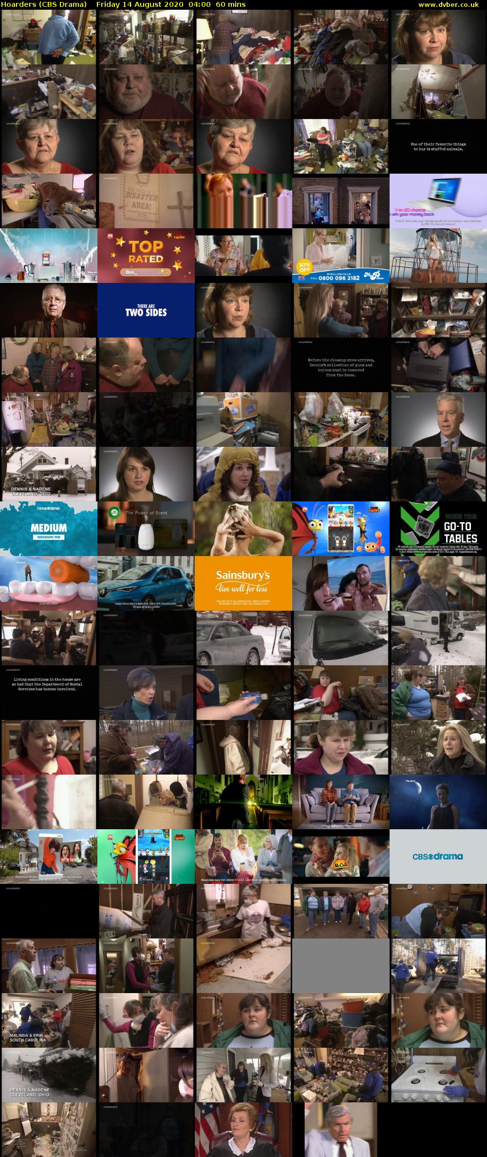 Hoarders (CBS Drama) Friday 14 August 2020 04:00 - 05:00