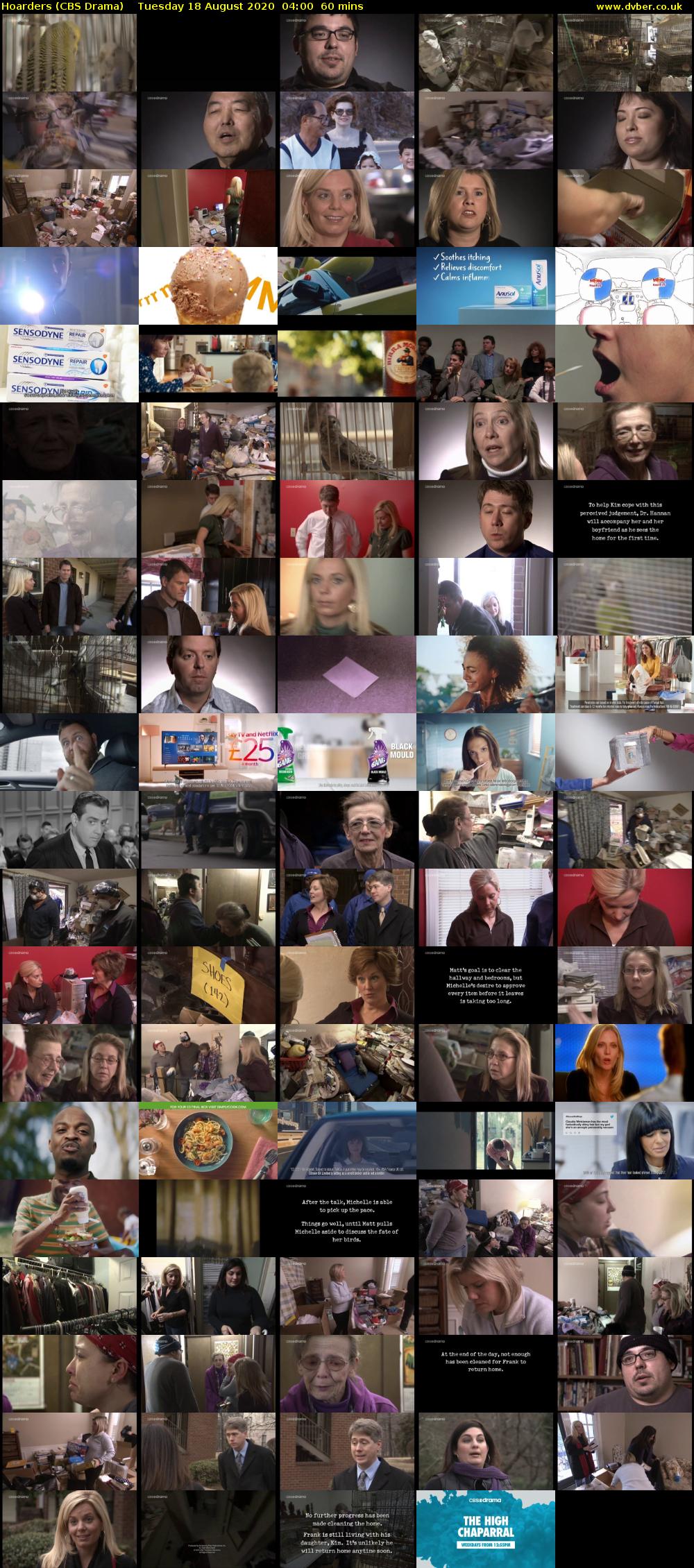 Hoarders (CBS Drama) Tuesday 18 August 2020 04:00 - 05:00
