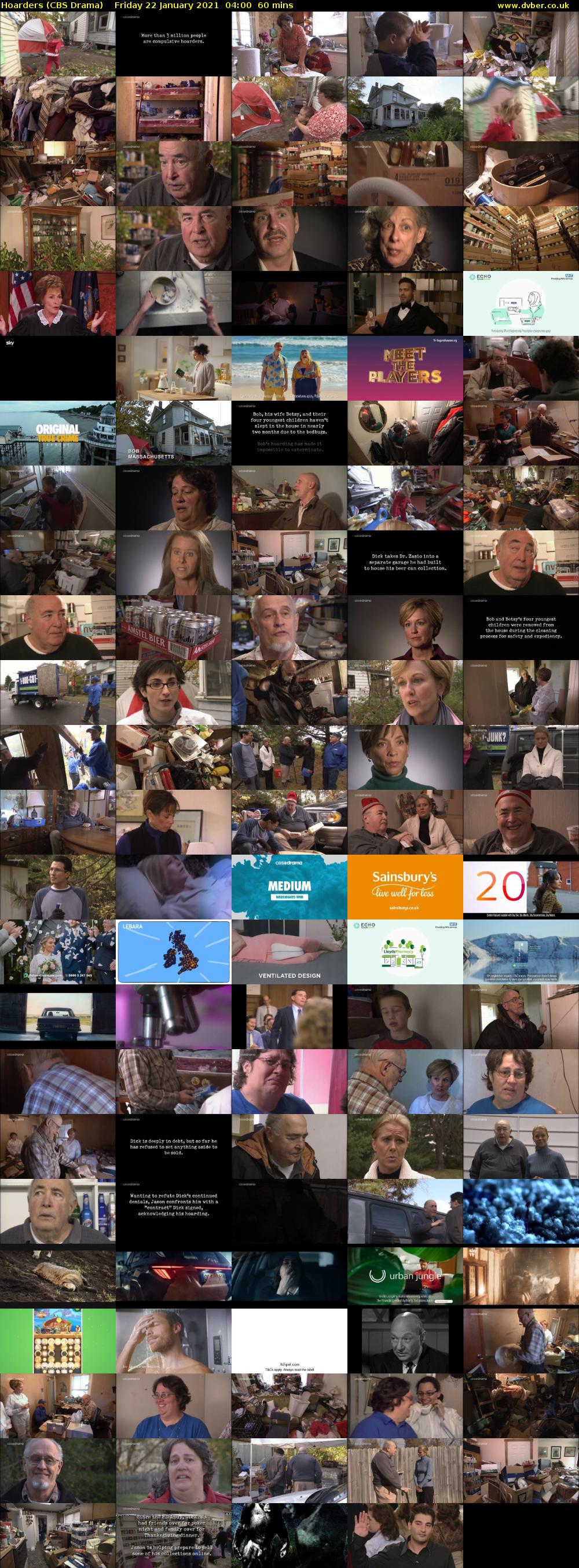 Hoarders (CBS Drama) Friday 22 January 2021 04:00 - 05:00