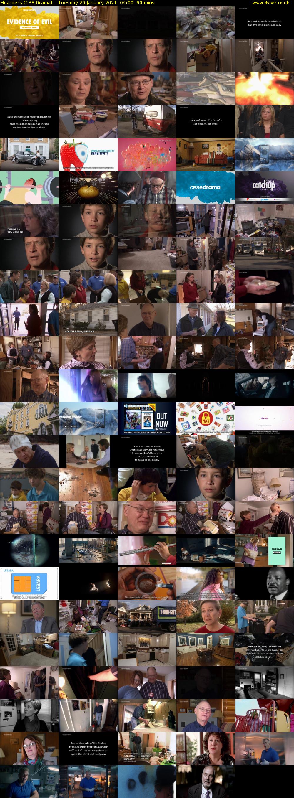 Hoarders (CBS Drama) Tuesday 26 January 2021 04:00 - 05:00