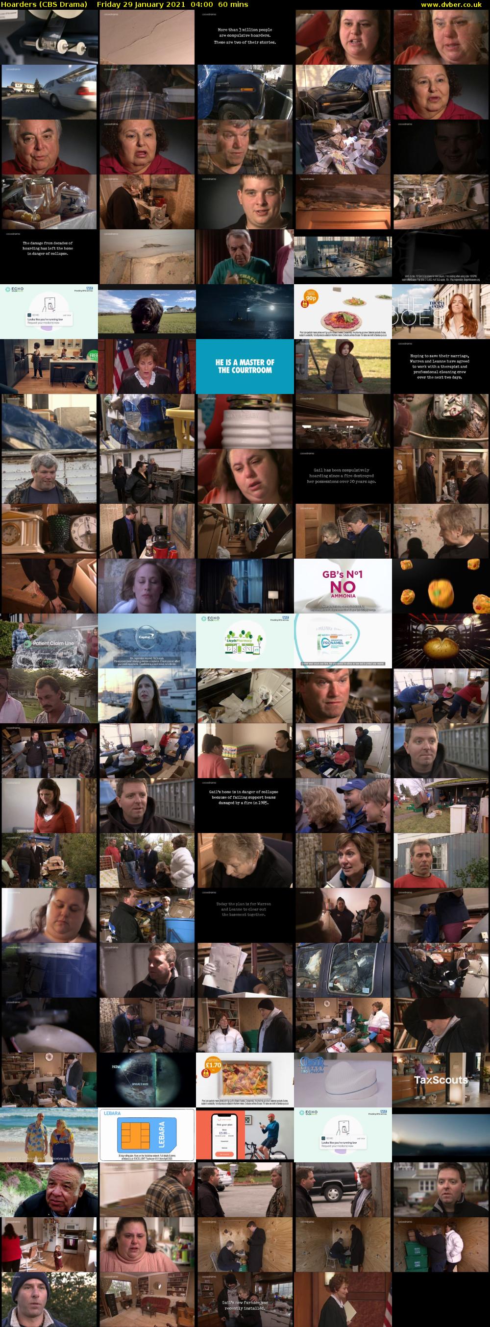 Hoarders (CBS Drama) Friday 29 January 2021 04:00 - 05:00