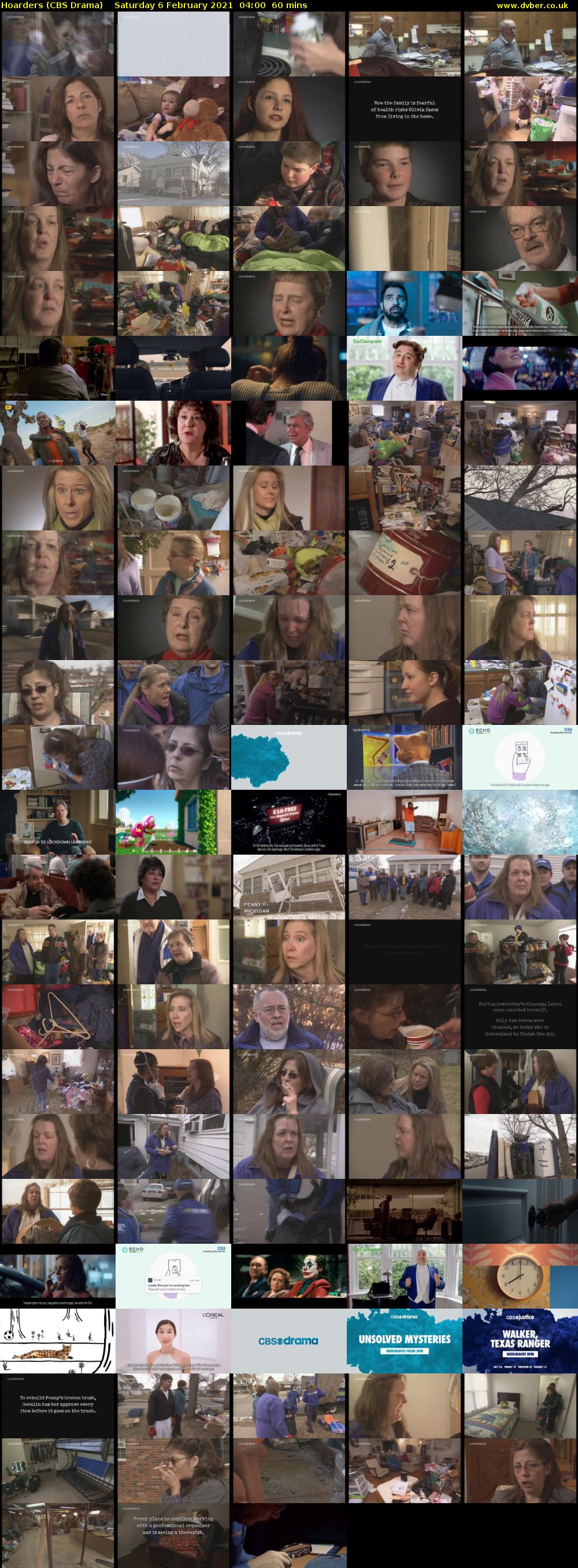 Hoarders (CBS Drama) Saturday 6 February 2021 04:00 - 05:00