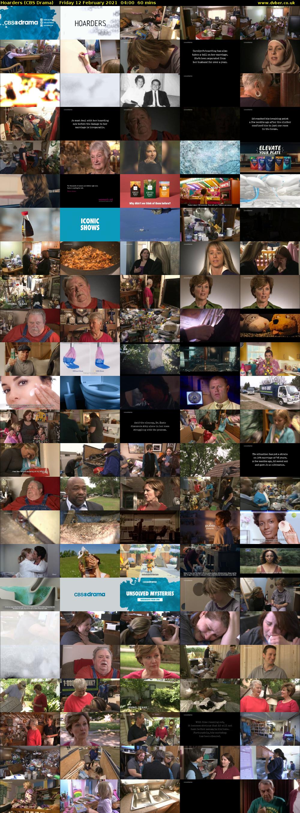 Hoarders (CBS Drama) Friday 12 February 2021 04:00 - 05:00