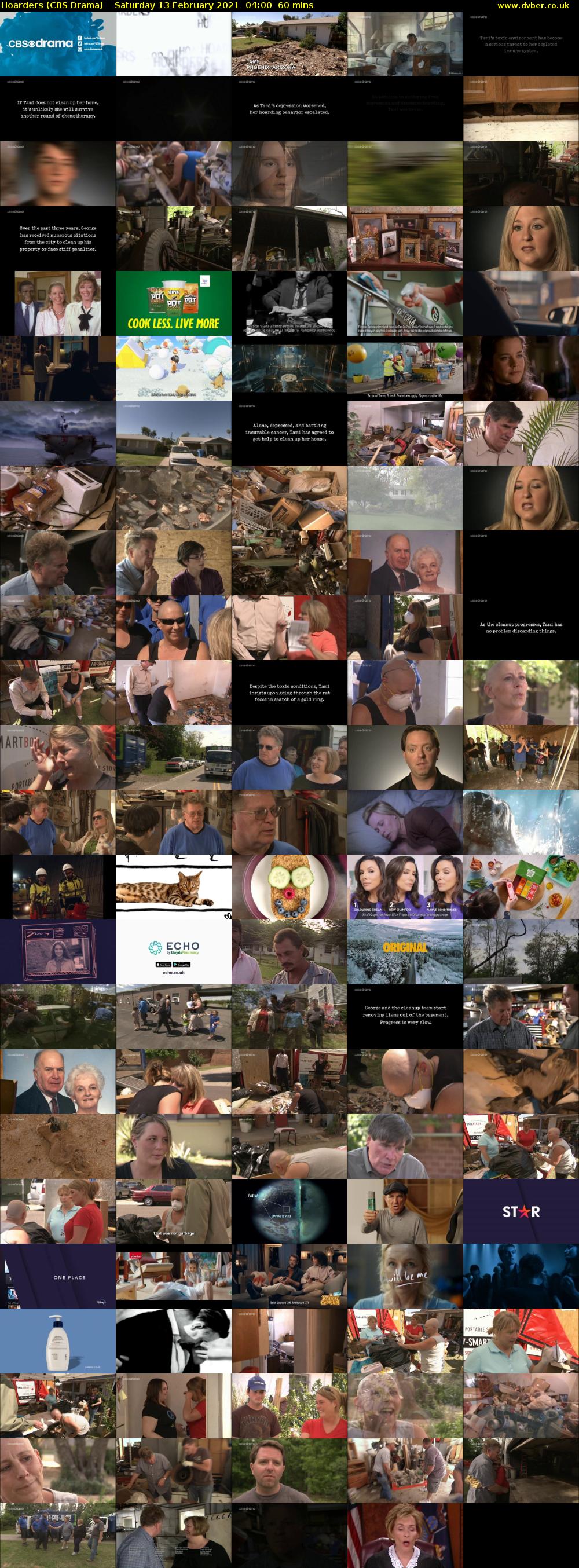 Hoarders (CBS Drama) Saturday 13 February 2021 04:00 - 05:00