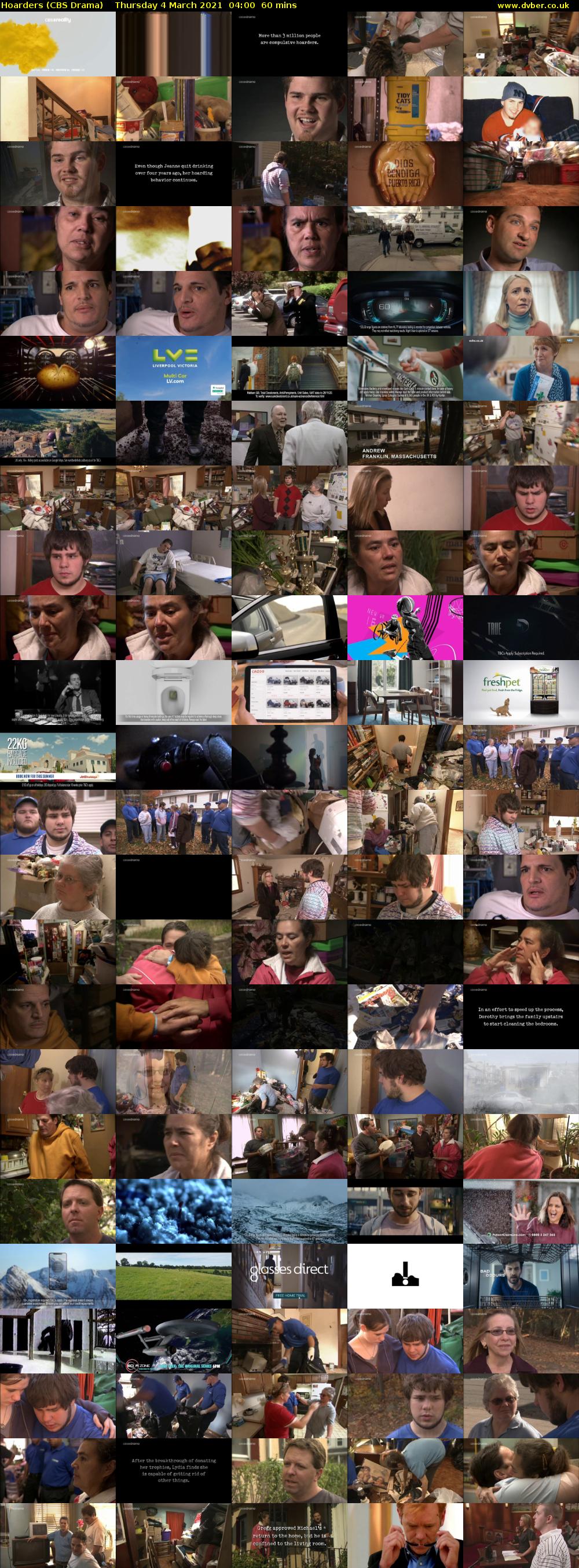 Hoarders (CBS Drama) Thursday 4 March 2021 04:00 - 05:00