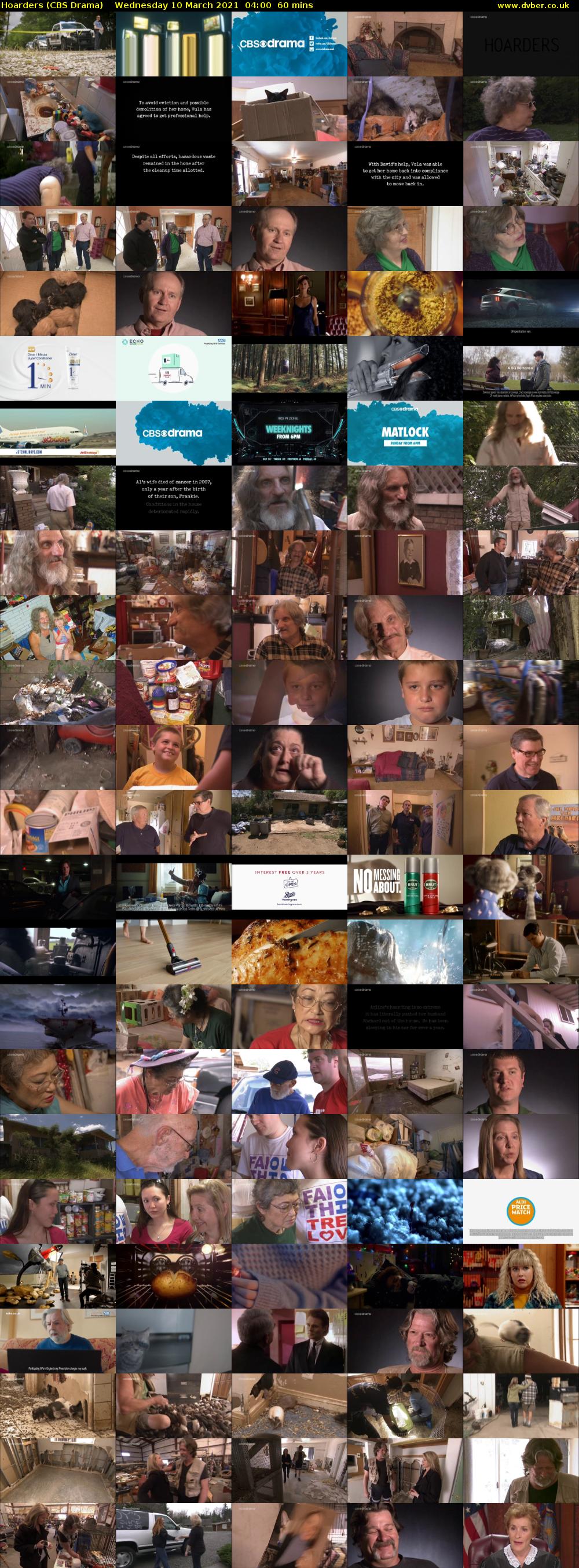 Hoarders (CBS Drama) Wednesday 10 March 2021 04:00 - 05:00