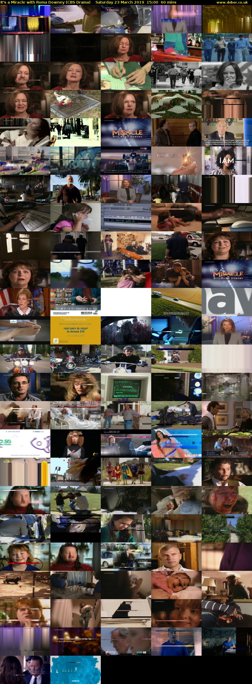 It's a Miracle with Roma Downey (CBS Drama) Saturday 23 March 2019 15:00 - 16:00