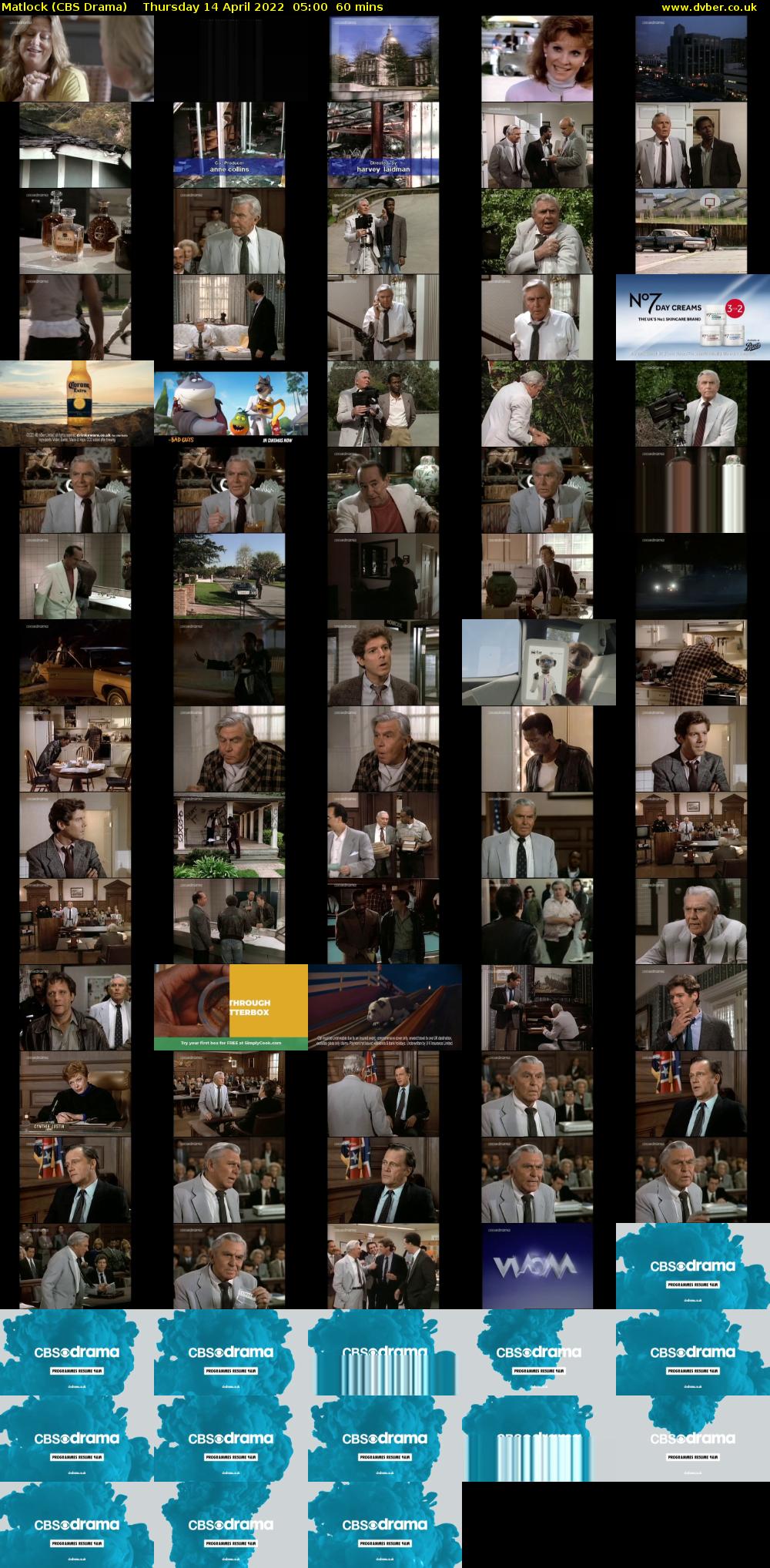 Matlock (CBS Drama) Thursday 14 April 2022 05:00 - 06:00