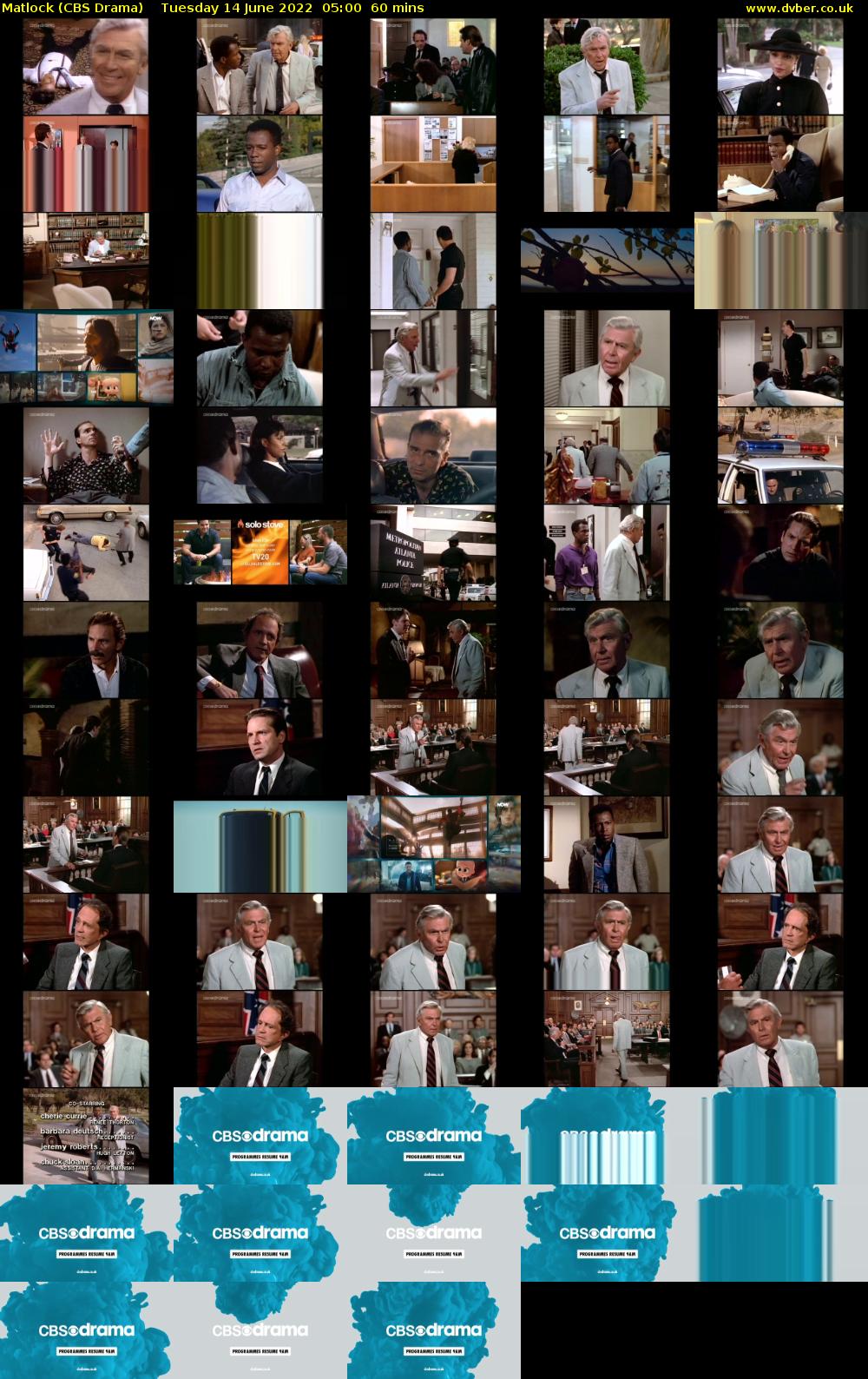 Matlock (CBS Drama) Tuesday 14 June 2022 05:00 - 06:00