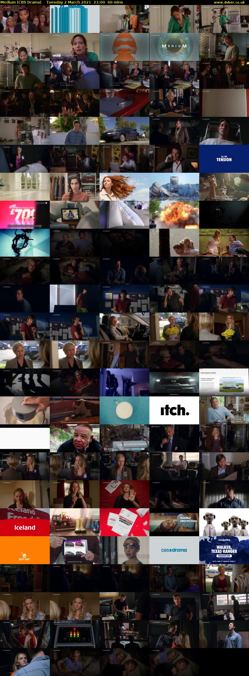 Medium (CBS Drama) Tuesday 2 March 2021 21:00 - 22:00