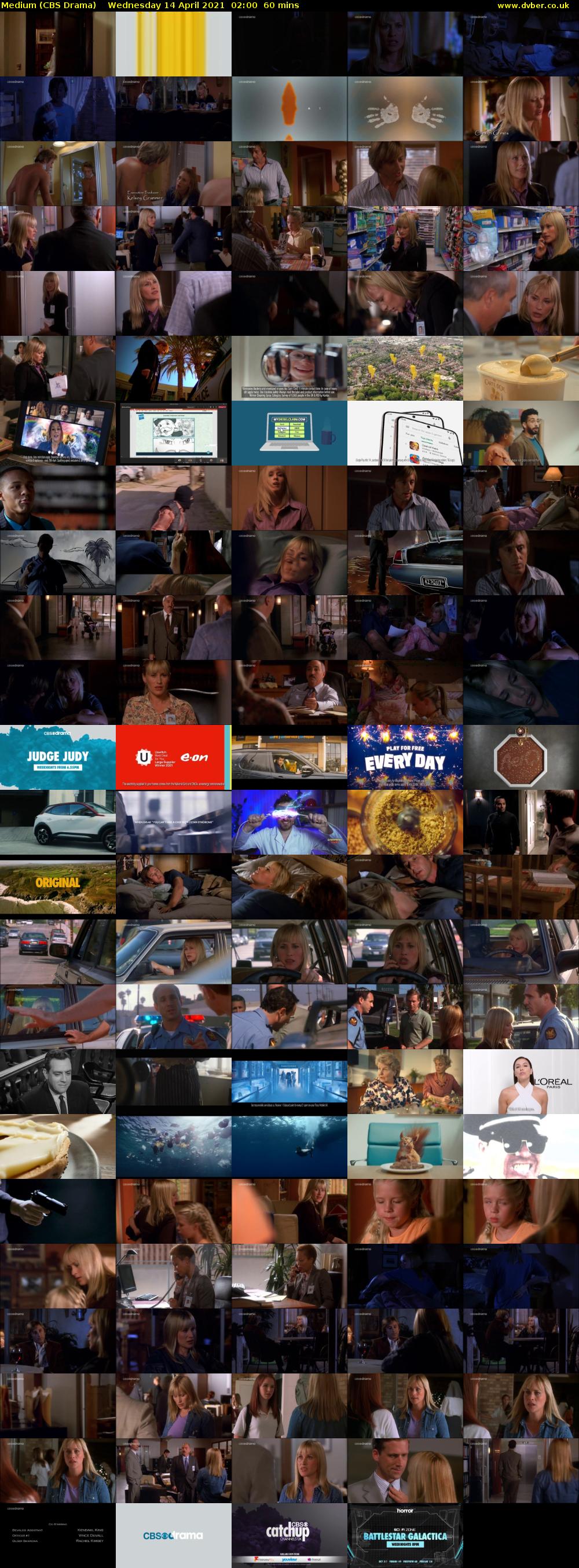 Medium (CBS Drama) Wednesday 14 April 2021 02:00 - 03:00