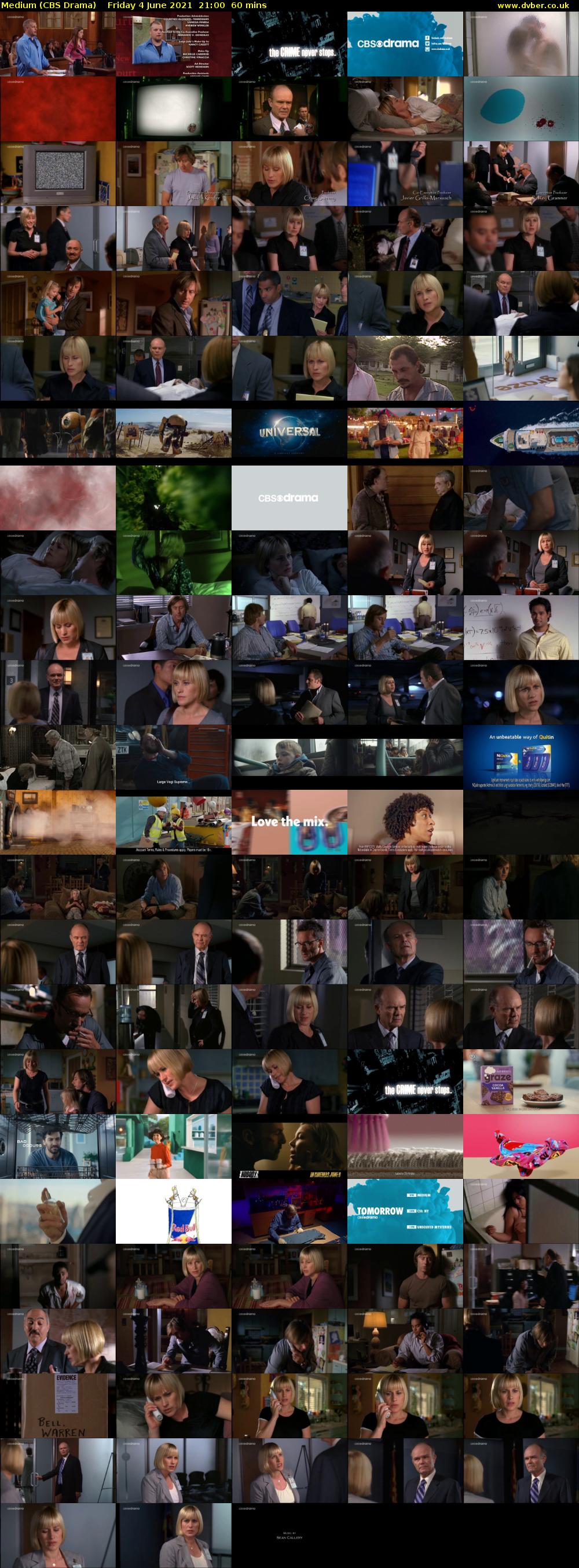 Medium (CBS Drama) Friday 4 June 2021 21:00 - 22:00