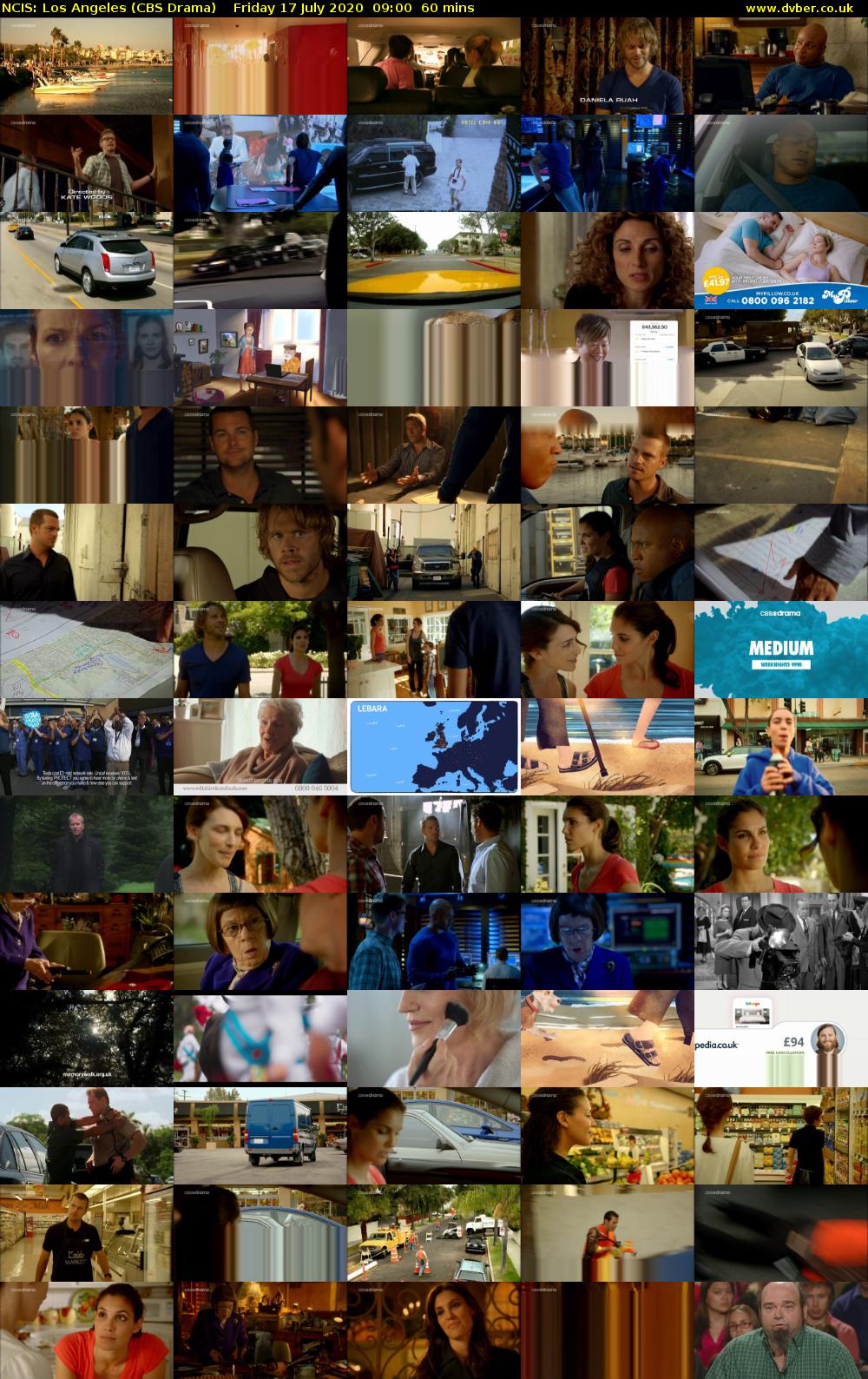 NCIS: Los Angeles (CBS Drama) Friday 17 July 2020 09:00 - 10:00