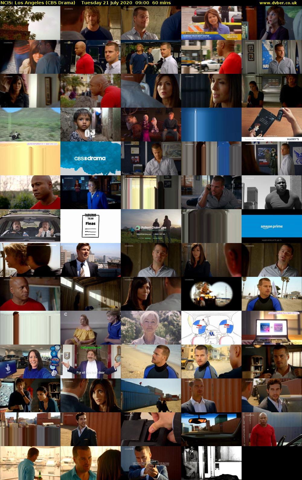 NCIS: Los Angeles (CBS Drama) Tuesday 21 July 2020 09:00 - 10:00