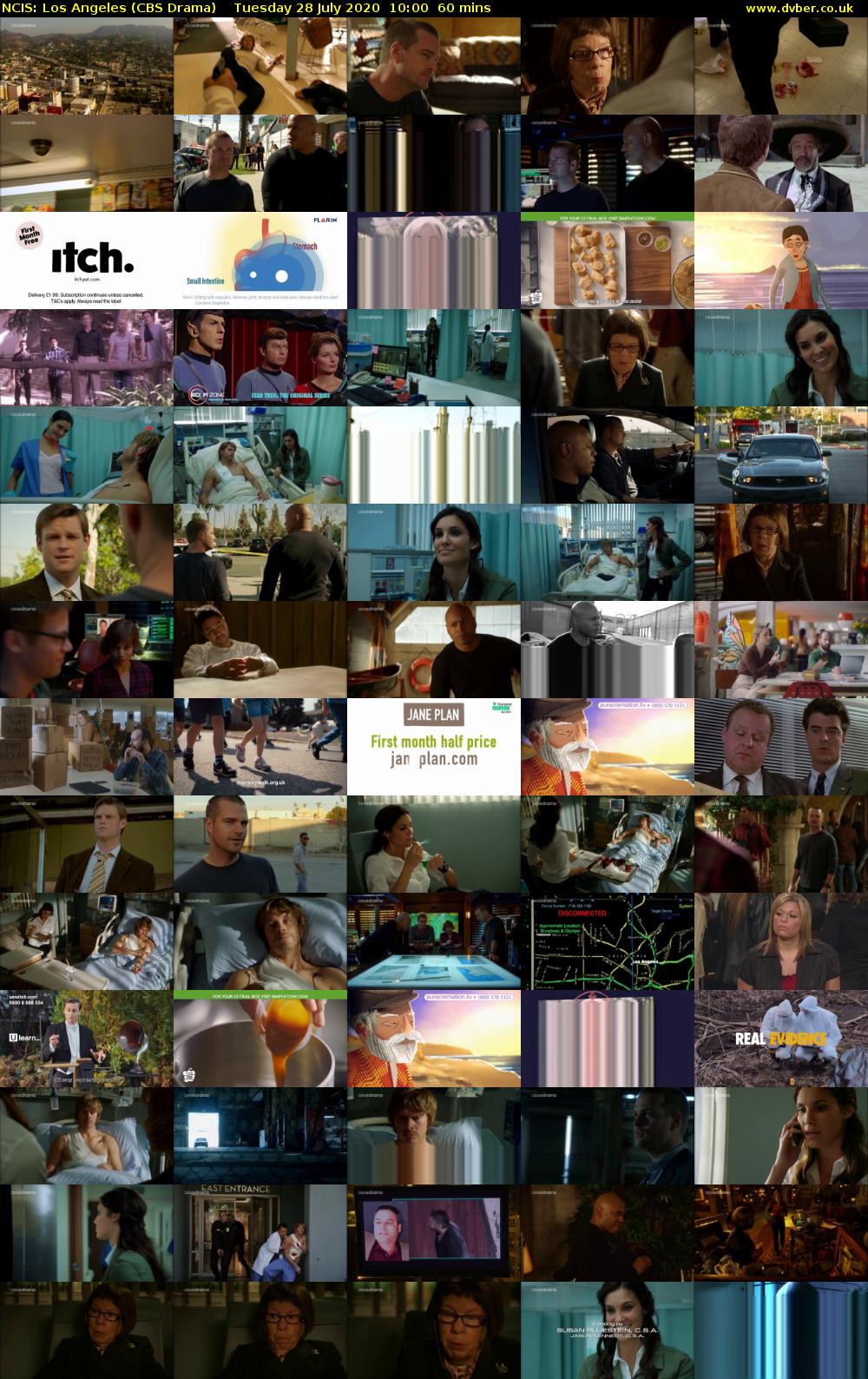 NCIS: Los Angeles (CBS Drama) Tuesday 28 July 2020 10:00 - 11:00