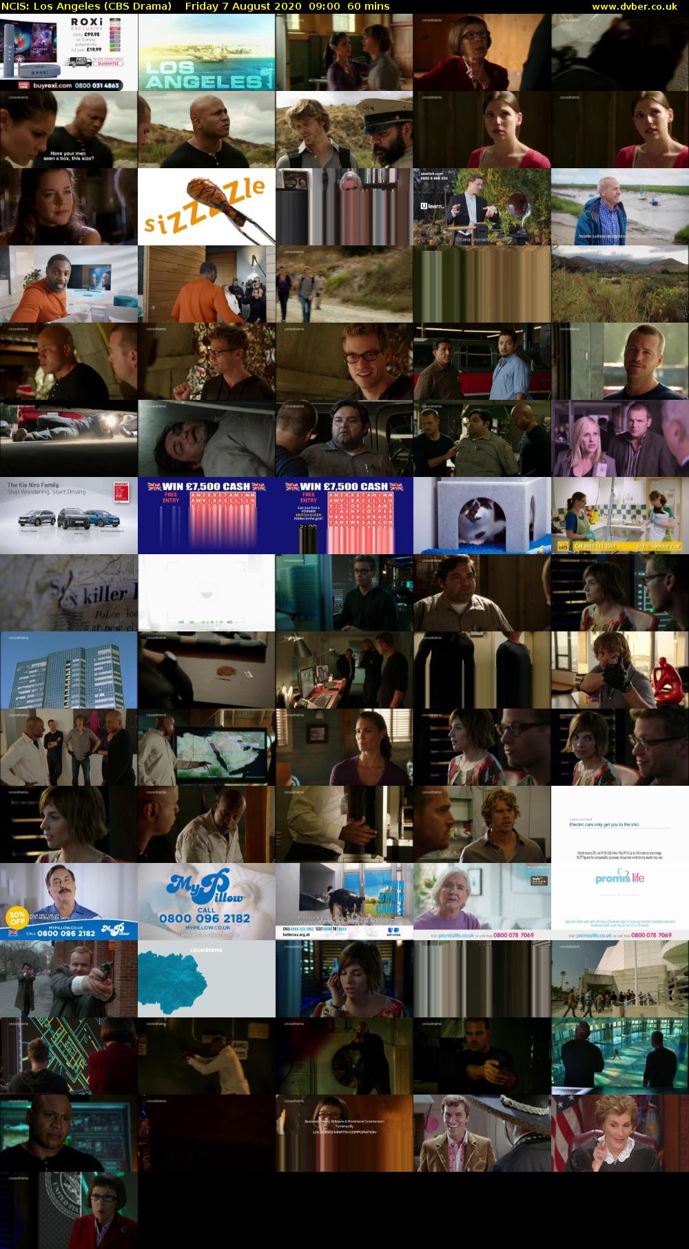 NCIS: Los Angeles (CBS Drama) Friday 7 August 2020 09:00 - 10:00