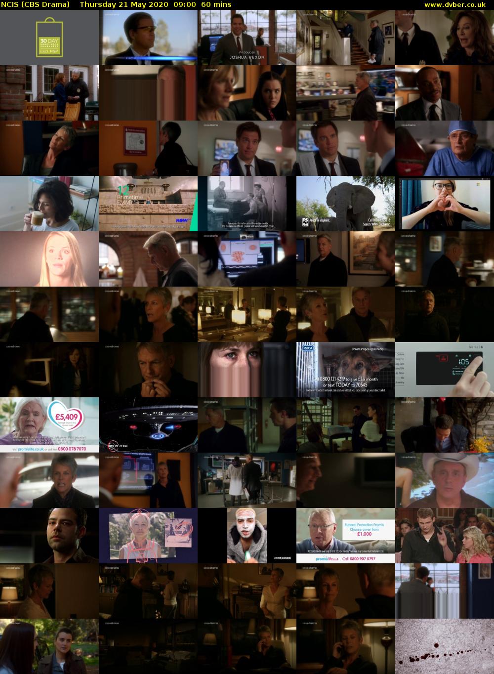 NCIS (CBS Drama) Thursday 21 May 2020 09:00 - 10:00