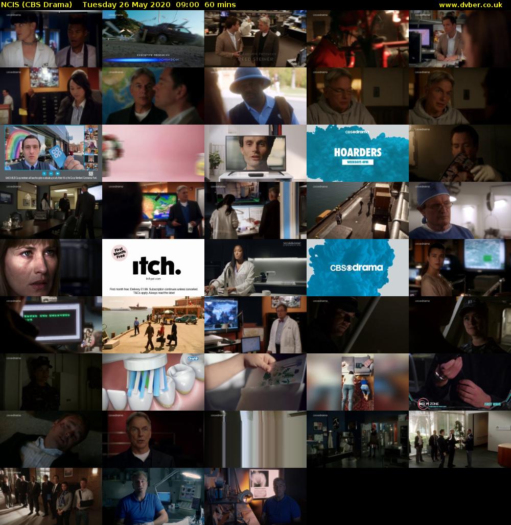 NCIS (CBS Drama) Tuesday 26 May 2020 09:00 - 10:00