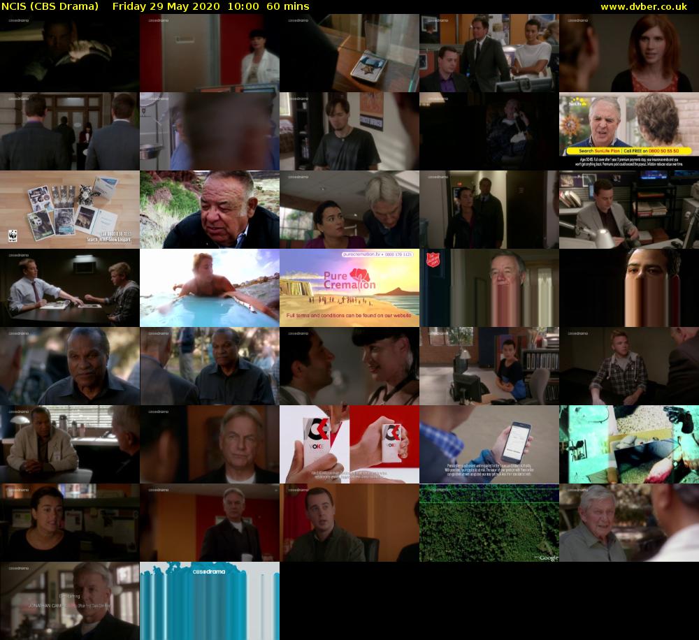 NCIS (CBS Drama) Friday 29 May 2020 10:00 - 11:00