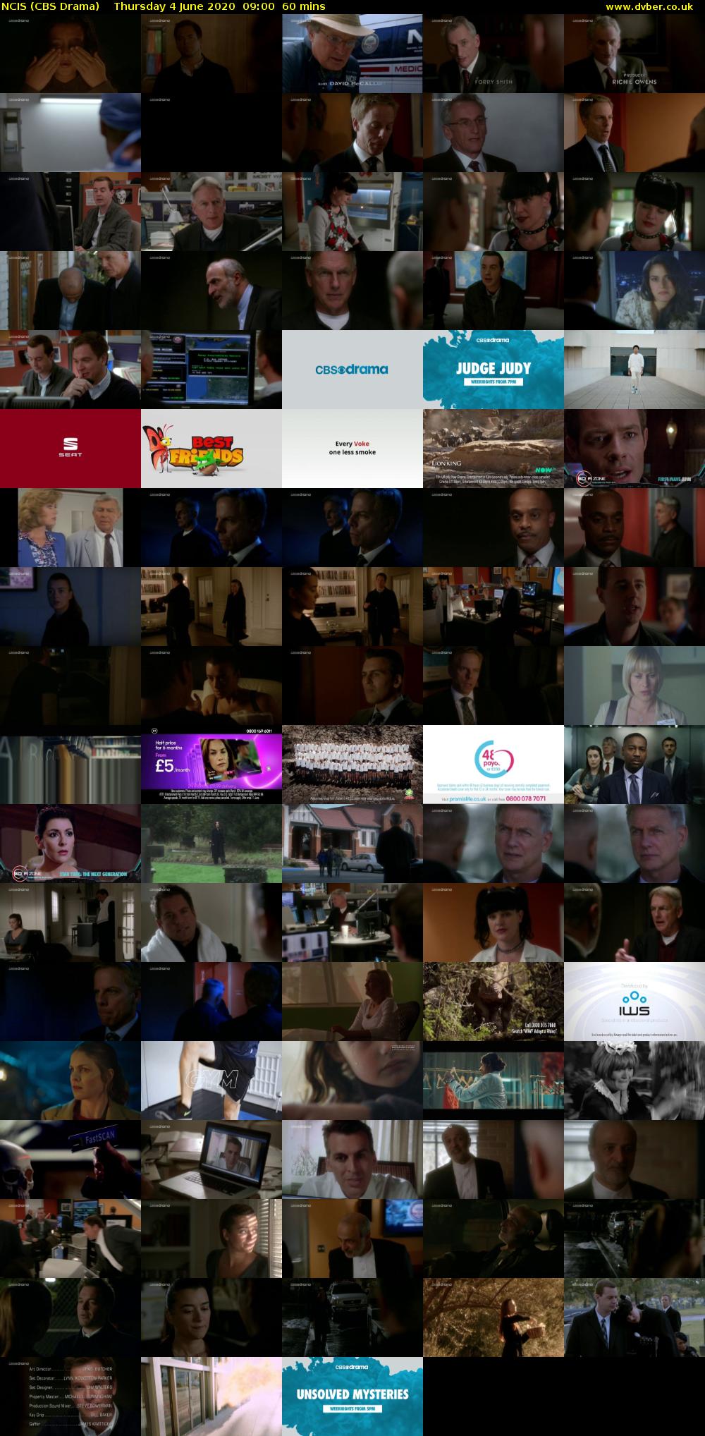 NCIS (CBS Drama) Thursday 4 June 2020 09:00 - 10:00