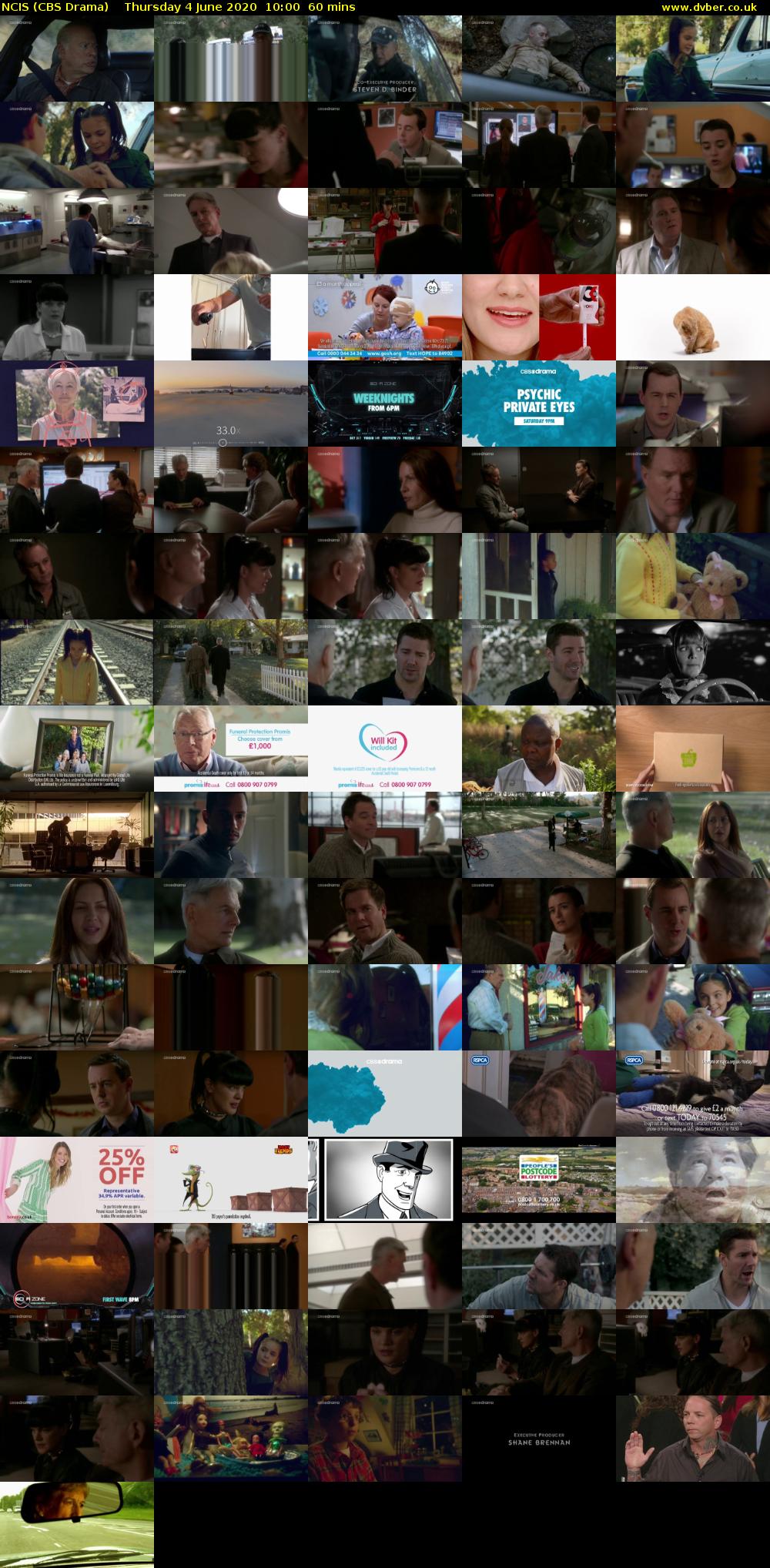 NCIS (CBS Drama) Thursday 4 June 2020 10:00 - 11:00