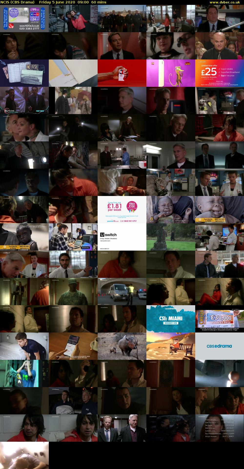 NCIS (CBS Drama) Friday 5 June 2020 09:00 - 10:00