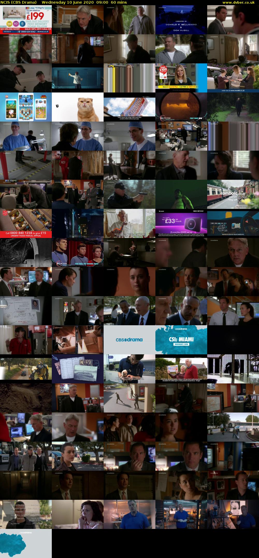 NCIS (CBS Drama) Wednesday 10 June 2020 09:00 - 10:00