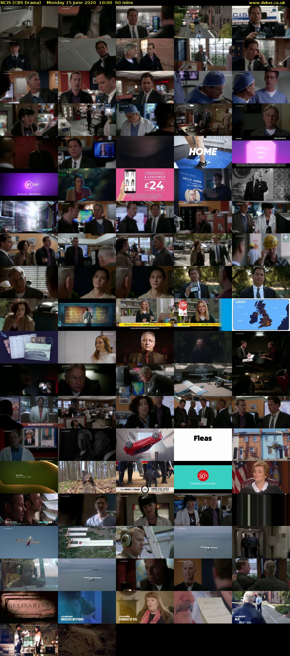 NCIS (CBS Drama) Monday 15 June 2020 10:00 - 11:00