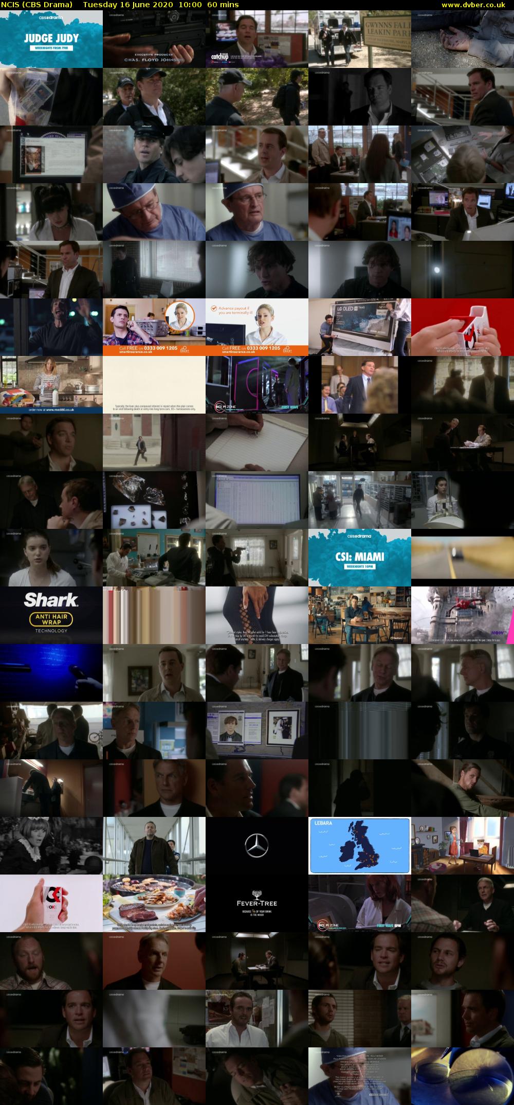 NCIS (CBS Drama) Tuesday 16 June 2020 10:00 - 11:00
