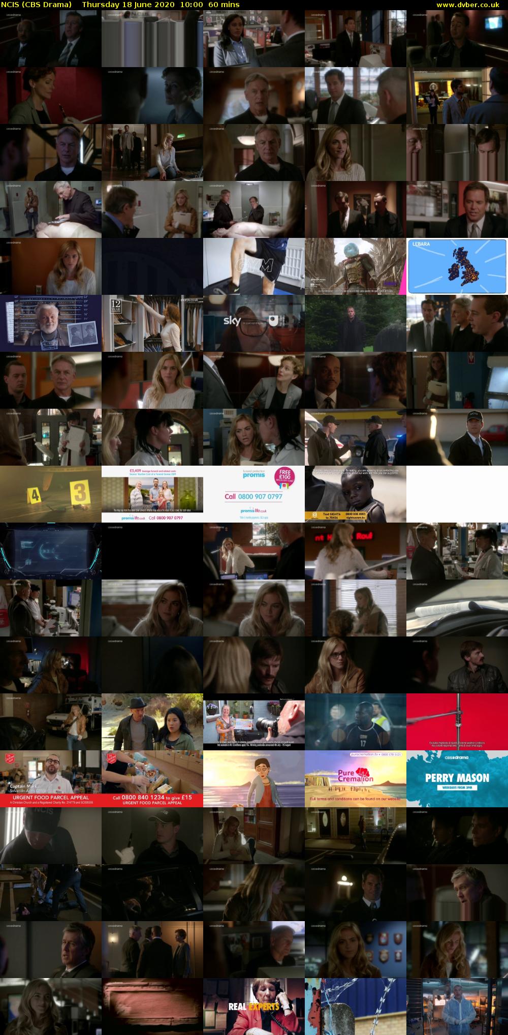 NCIS (CBS Drama) Thursday 18 June 2020 10:00 - 11:00