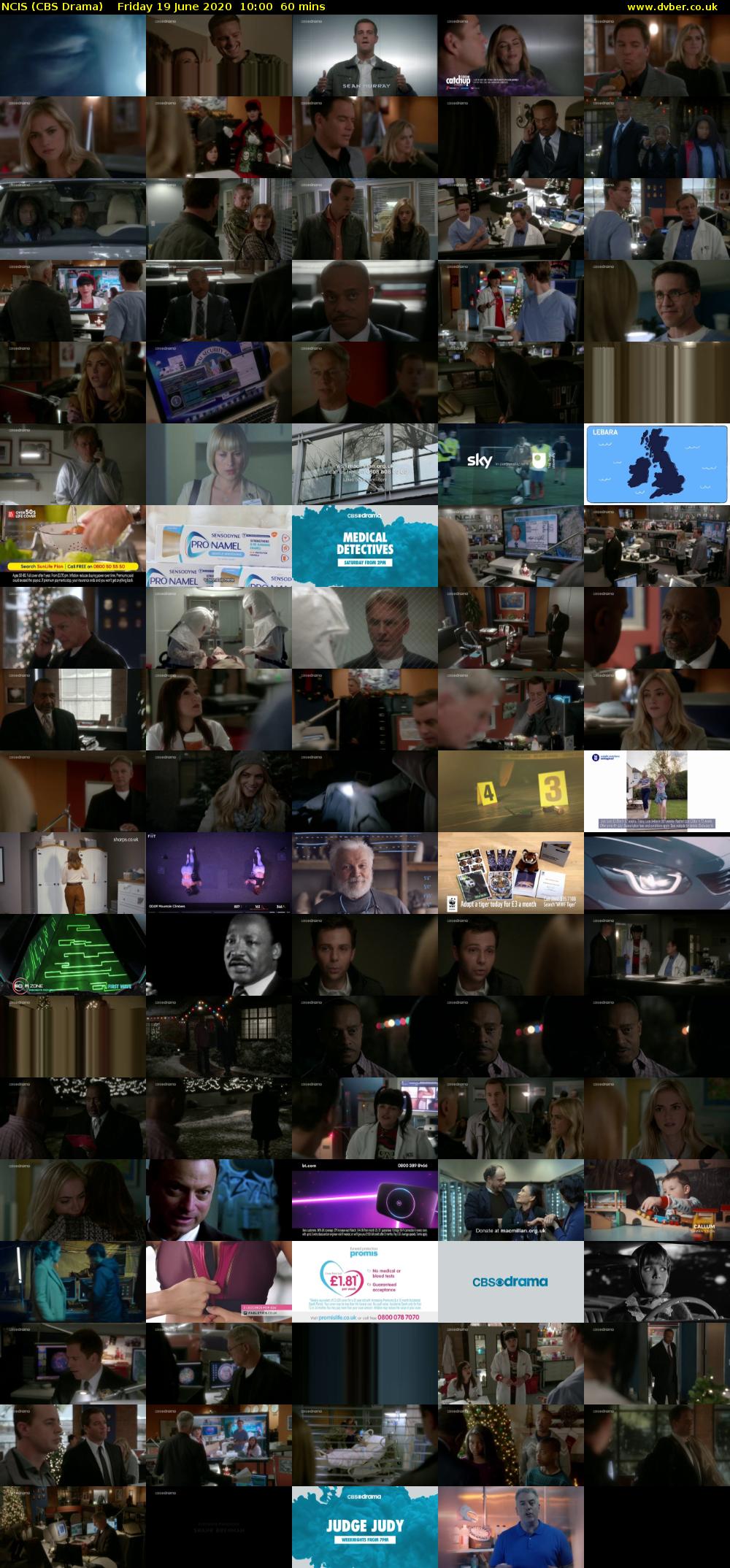 NCIS (CBS Drama) Friday 19 June 2020 10:00 - 11:00
